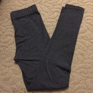 Dark heathered gray leggings